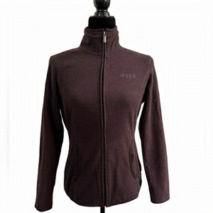 Mexx Full Zip Maroon Fleece Jacket